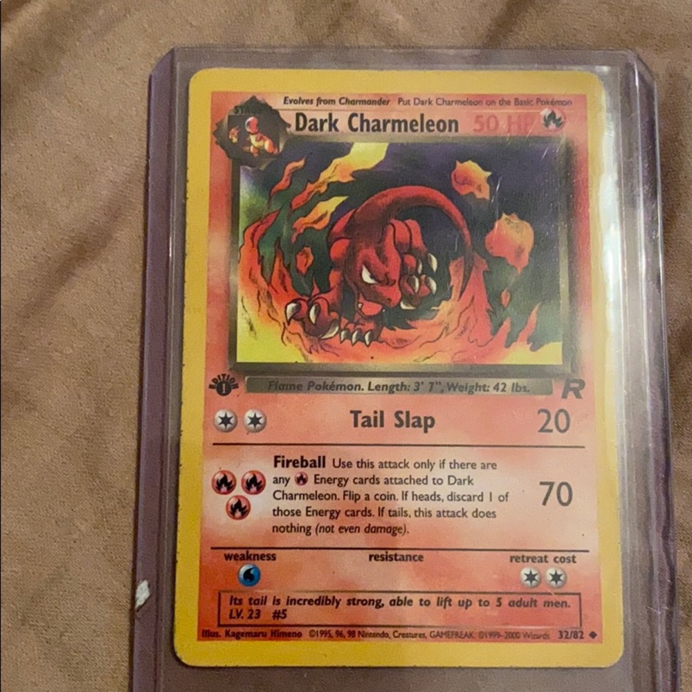 Pokemon Dark Charmeleon - First Edition